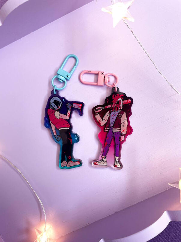 HOTLINE MIAMI keychains