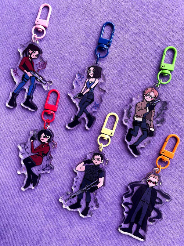 RESIDENT EVIL keychains