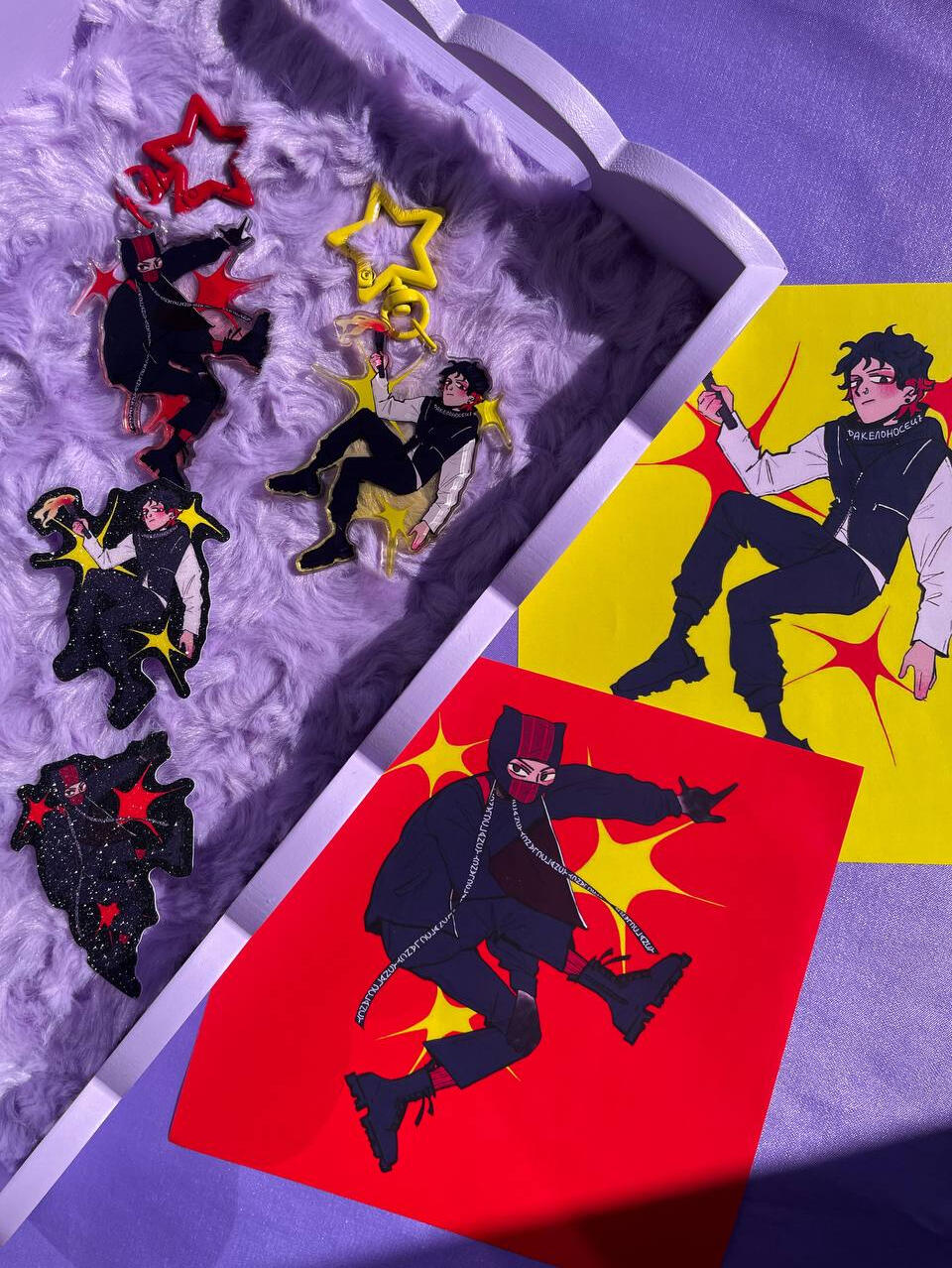 TWENTY ONE PILOTS: keychains, stickers, square prints (2026, digital)