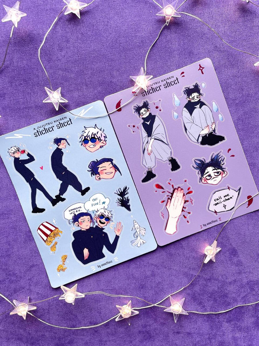 JUJUTSU KAISEN sticker sheets