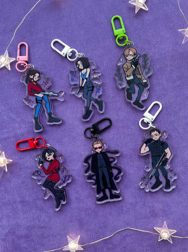 RESIDENT EVIL keychains