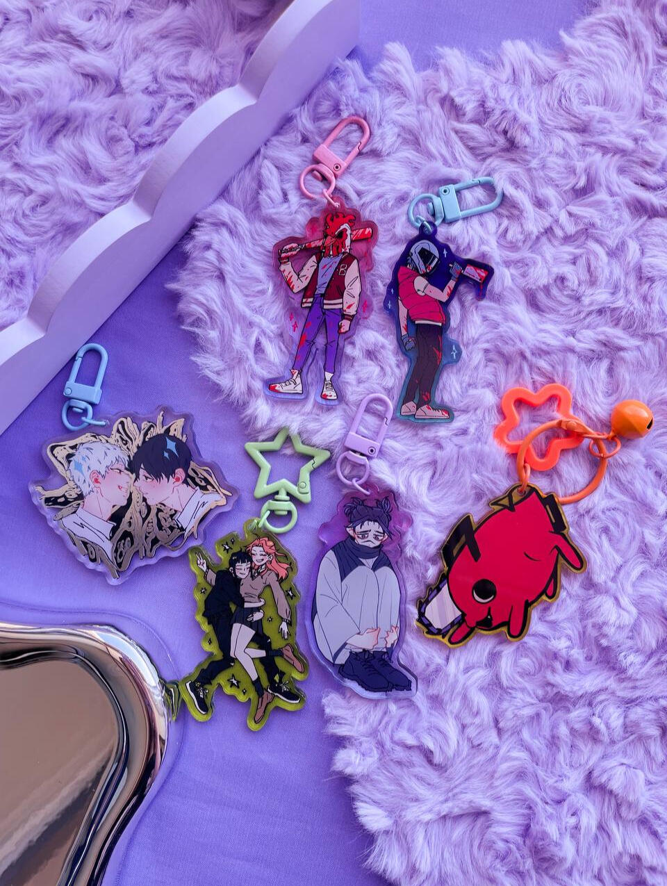 KEYCHAINS: multiple fandoms (2024-2026, digital)