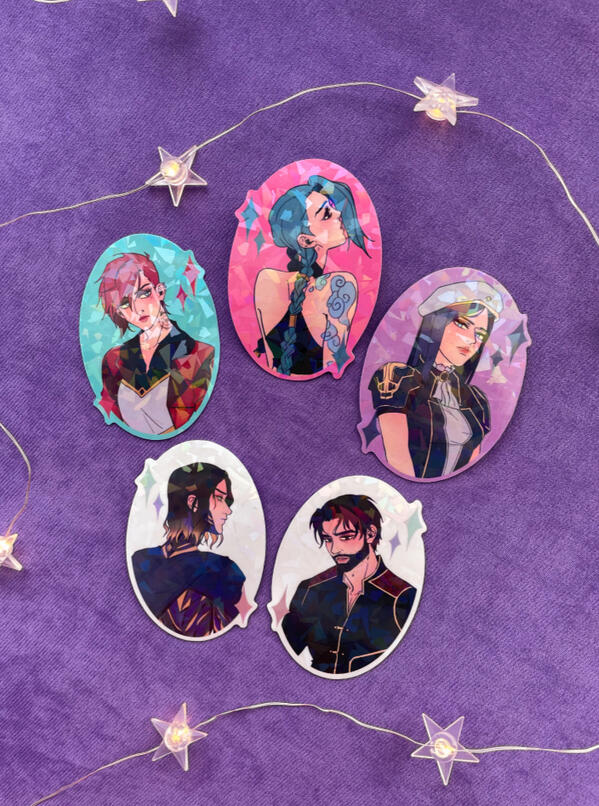 ARCANE holo stickers